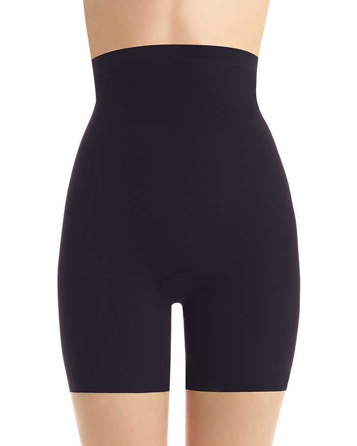 Shop Commando Classic Control High-waisted Shorts In Black