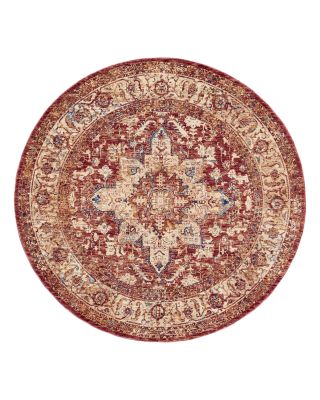 MINK HOME Taza Heriz Round Rug, 5' x 5'