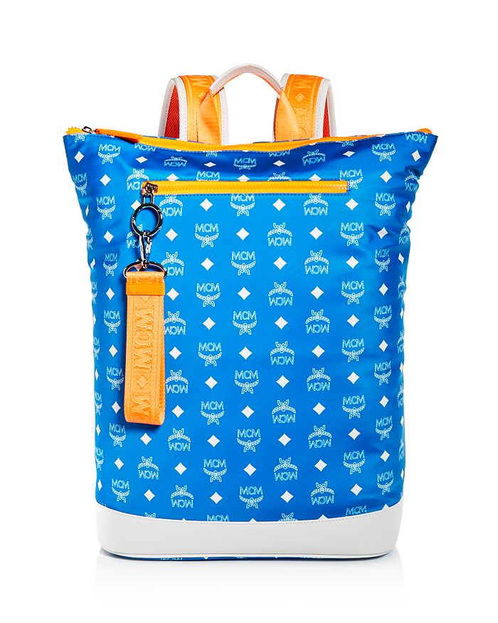 Mcm resnick nylon backpack top
