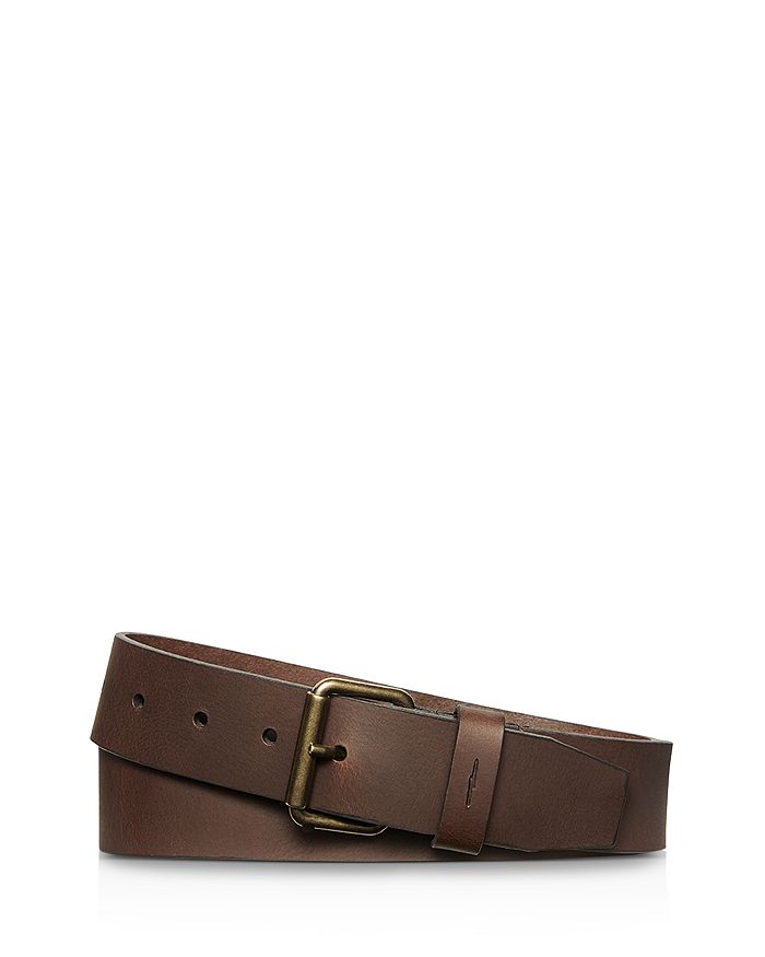 Shop Shinola Men's Bridle Leather Rambler Belt In Dark Brown