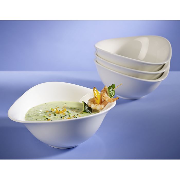 Shop Villeroy & Boch Vapiano Salad Bowls, Set Of 2 In White