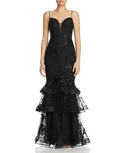 Bcbg Corset Tulle Gown