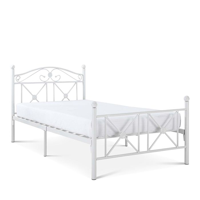 Modway Cottage Twin Bed In White
