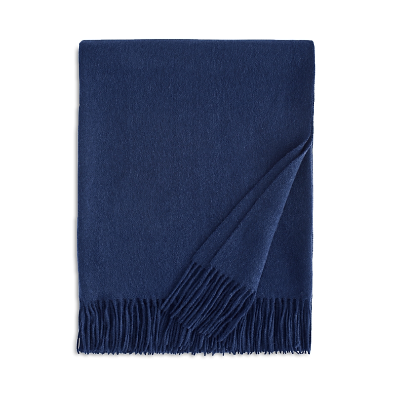 Sferra Cashmere Dorsey Throw In Midnight