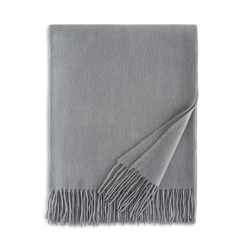 Sferra Cashmere Dorsey Throw In Silver