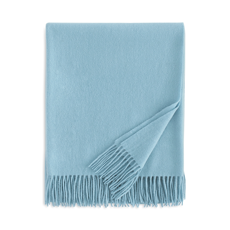 Sferra Cashmere Dorsey Throw In Sky