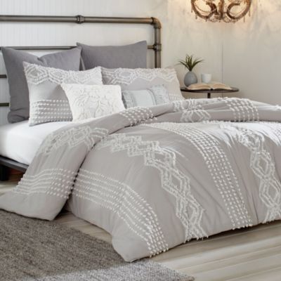 Peri Home - Cut Geo Duvet Cover, Full/Queen