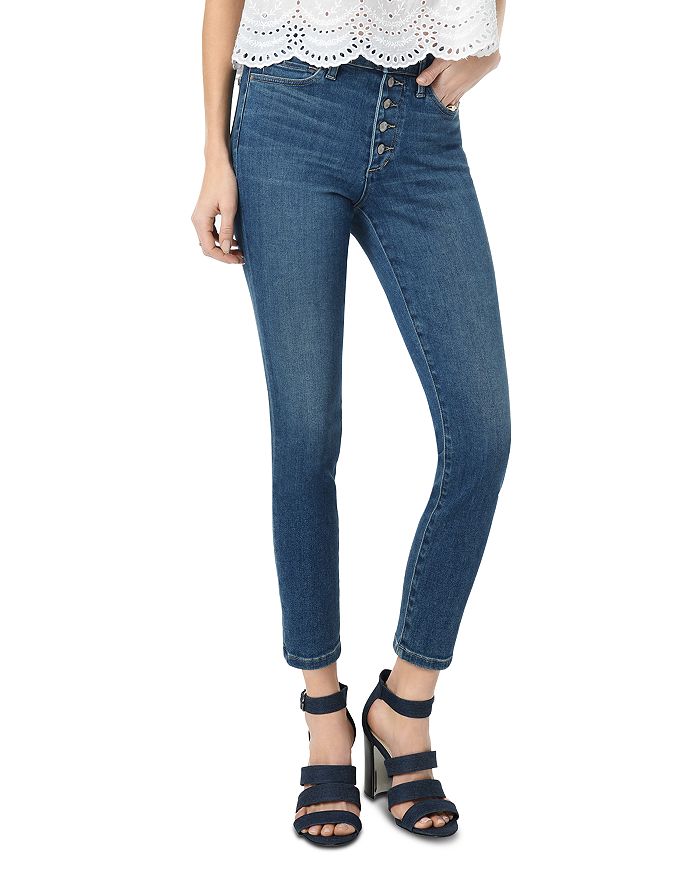 JOE'S JEANS THE CHARLIE CROP EXPOSED BUTTON FLY JEANS IN NESSA,CKSNES5734