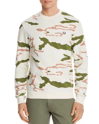 fred perry camo sweatshirt