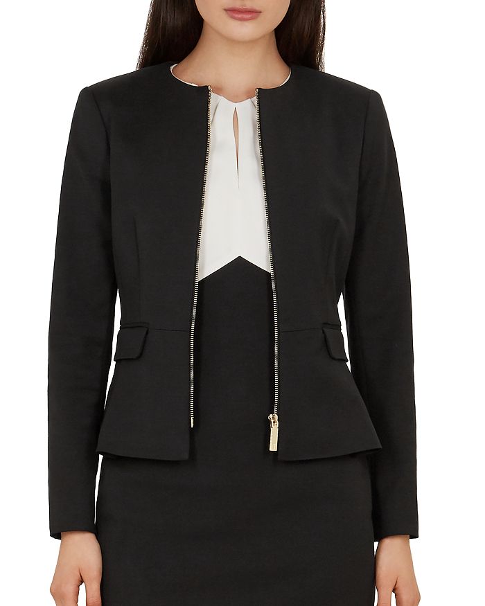 Ted baker peplum coat deals