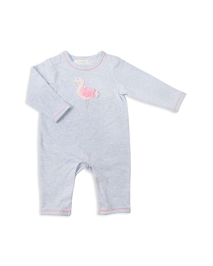 Albetta Girls' Crochet-flamingo Coverall - Baby In Assorted