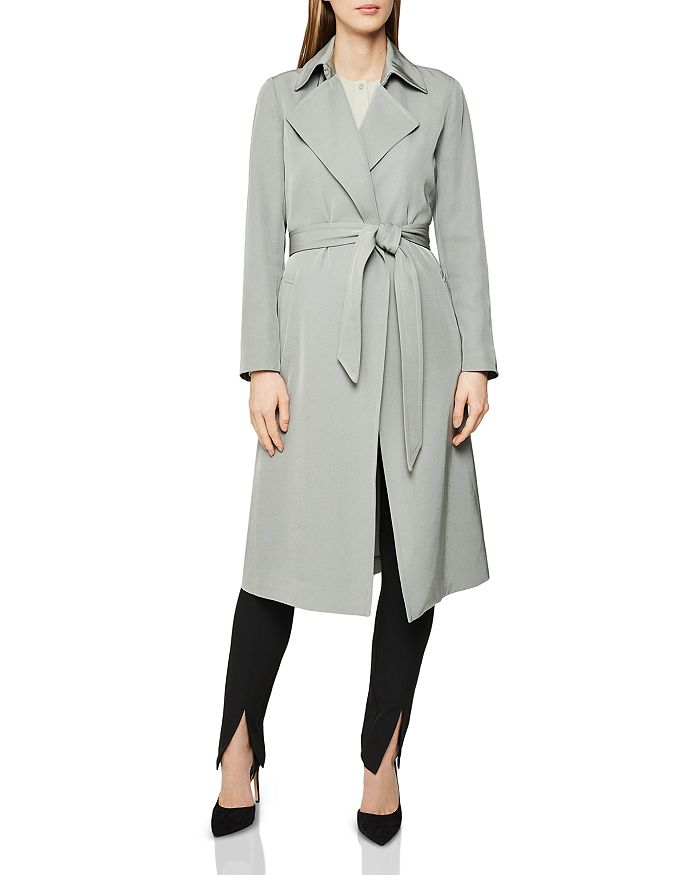 REISS Darcie Twill Trench Coat | Bloomingdale's