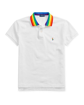 Polo Ralph Lauren Pride Rainbow Gender-Neutral Fit Polo Shirt ...