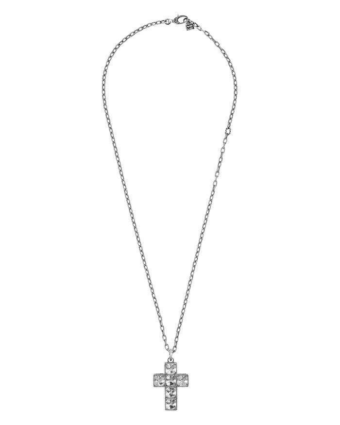 Gucci G-Cube Pendant Necklace Sterling Silver