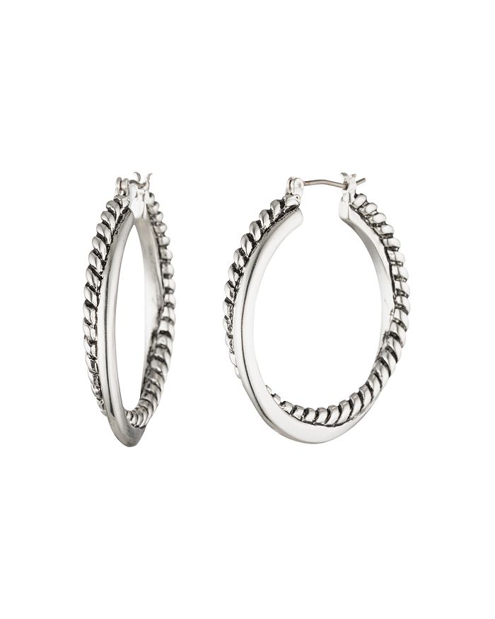 Ralph Lauren Lauren Twist & Spiral Hoop Earrings | Bloomingdale's