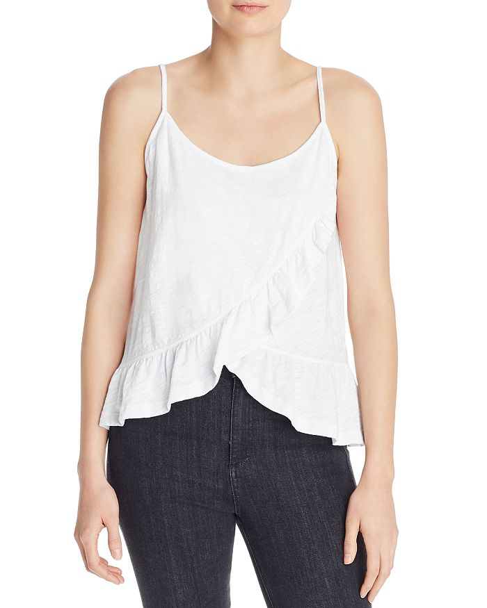 Goldie Ruffled Crossover Camisole | Bloomingdale's