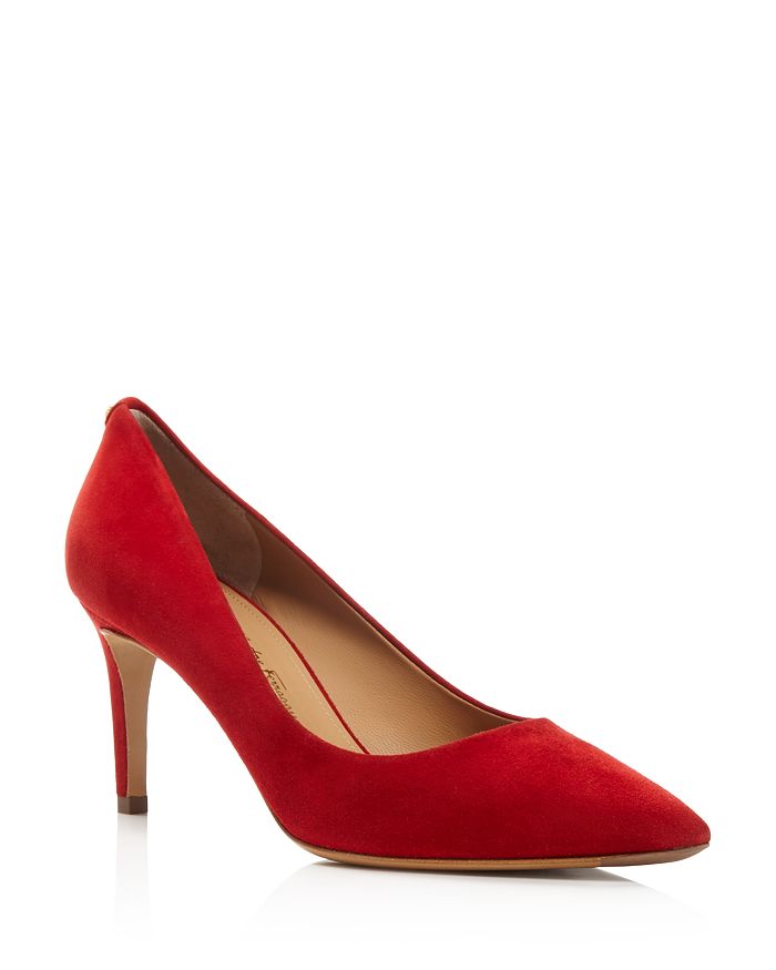 Ferragamo Women's Only 70mm High-heel Pumps - 100% Exclusive In Lipstick Suede