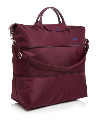 longchamp le pliage travel bag with strap