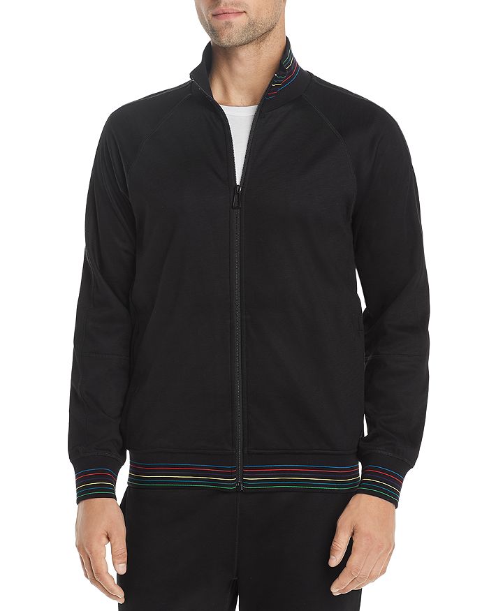PS BY PAUL SMITH STRIPE-TRIMMED TRACK JACKET,M2R-533TS-C20081