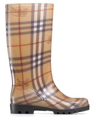 Burberry Rain Boots - Check Print | Bloomingdale's