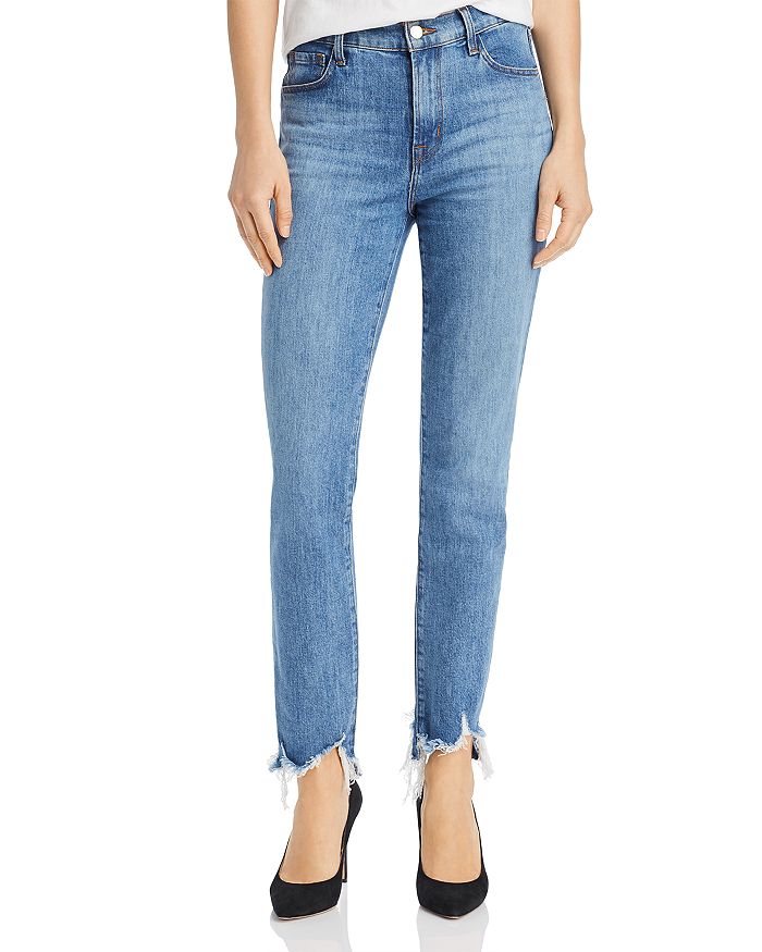 J Brand Ruby Crop Stovepipe Jeans in Futurist | Bloomingdale's
