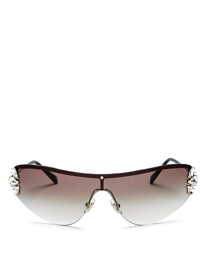 Miu Miu Women's Shield Sunglasses, 165mm | Bloomingdale's