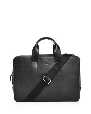 lacoste men's chantaco computer bag