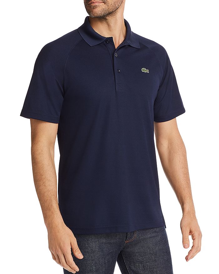 Lacoste Sport Ultra Dry Classic Fit Polo Shirt In Navy