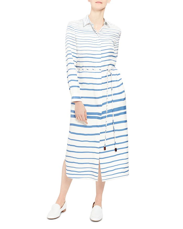Theory silk tee dress hot sale