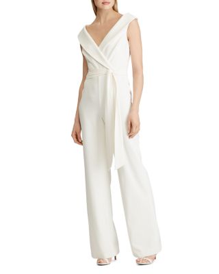 ralph lauren cream jumpsuit