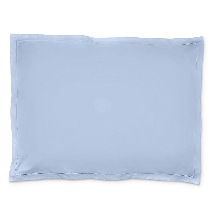 Matouk Luca Satin Stitch Standard Sham In Sky