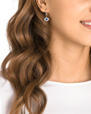 Symbolica Evil Eye Hoop Earrings