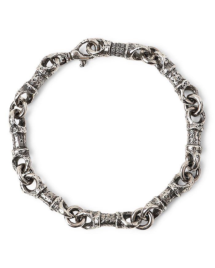 John Varvatos Collection Sterling Silver Artisan Metals Chain Link Bracelet