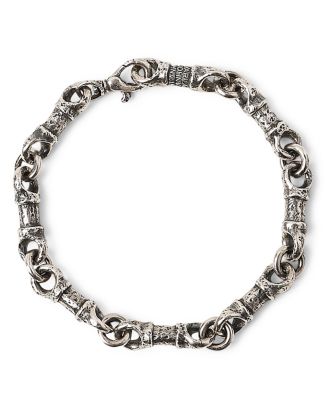 John Varvatos Sterling Silver Artisan Metals Chain Link Bracelet ...