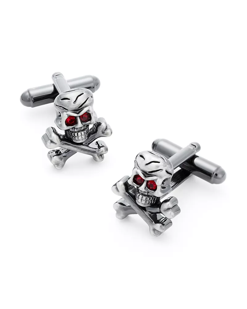 Link Up Skull and Crossbones Cufflinks