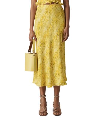 Whistles - Snakeskin Print Midi Skirt
