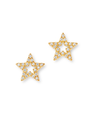 Bloomingdale's Diamond Star Stud Earrings in 14K Yellow Gold, 0.10 ct. t.w. - 100% Exclusive