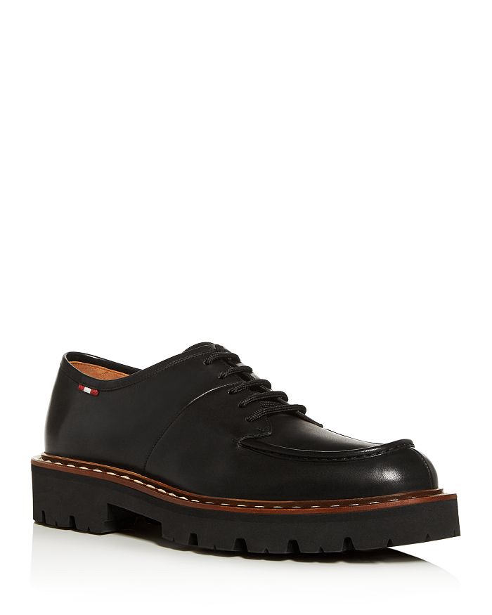 Bally Men's Lyndon Leather Bicycle-toe Loafers In Black