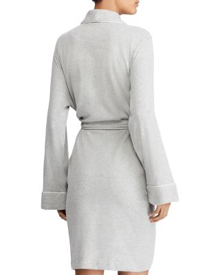 Quilted Collar & Cuffs Short Robe