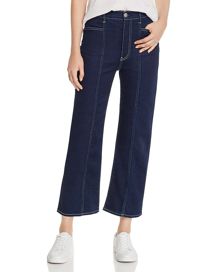 3X1 ALBANY HIGH-RISE CROPPED WIDE-LEG JEANS IN DILLON,W5001-0986
