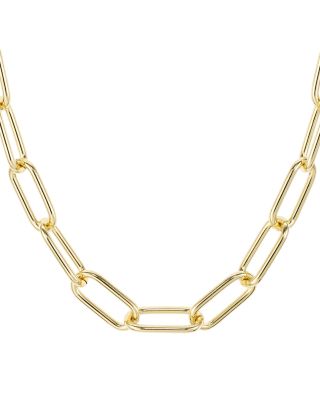 Aqua Toggle Chain Necklace, 23 - 100% Exclusive Gold