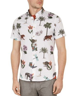 ted baker animal print shirt