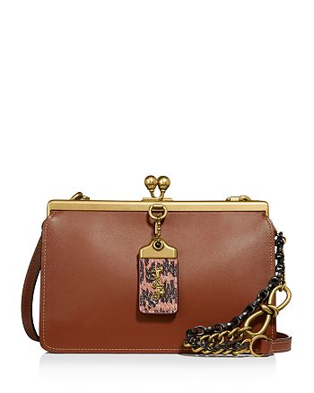 Coach Exotic Details Small Double Frame Bag Bloomingdale S