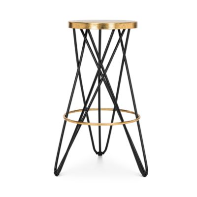 Lorna Gold Leaf Barstool
