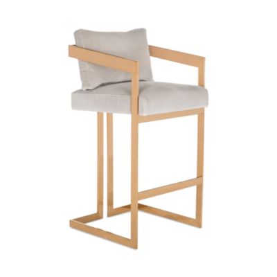 Taraji Velvet Barstool