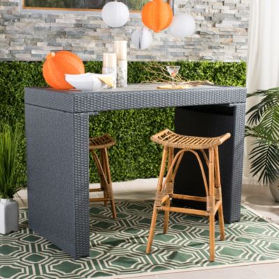 Leda Rattan Barstool