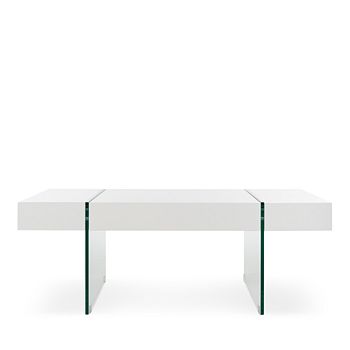 Safavieh Jacob Rectangular Glass Leg Modern Coffee Table