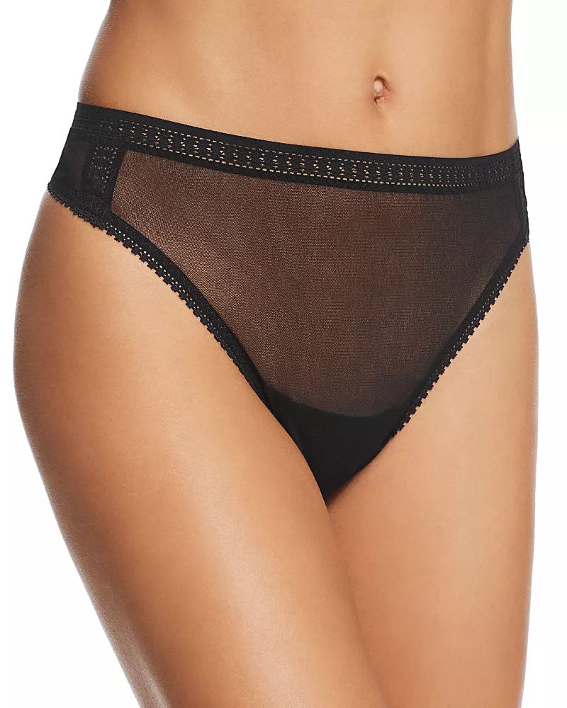 On Gossamer High-Cut Thong