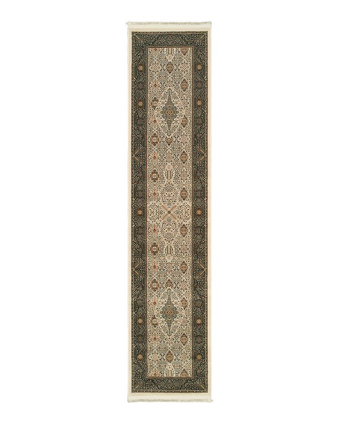 Oriental Weavers Masterpiece 1335i Runner Rug, 2'3 X 10' In Ivory/navy