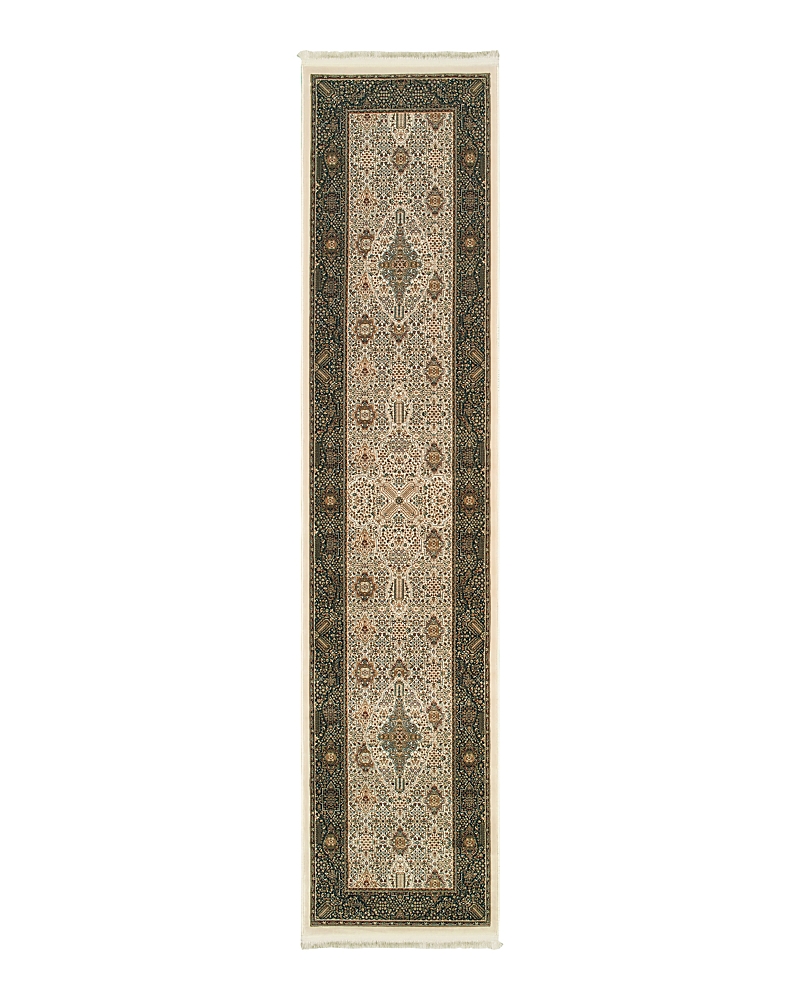 Oriental Weavers Masterpiece 1335i Runner Rug, 2'3 X 10' In Ivory/navy